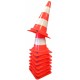 Con de avertizare trafic cu LED - 75 cm Con de avertizare trafic cu LED - 75 cm
